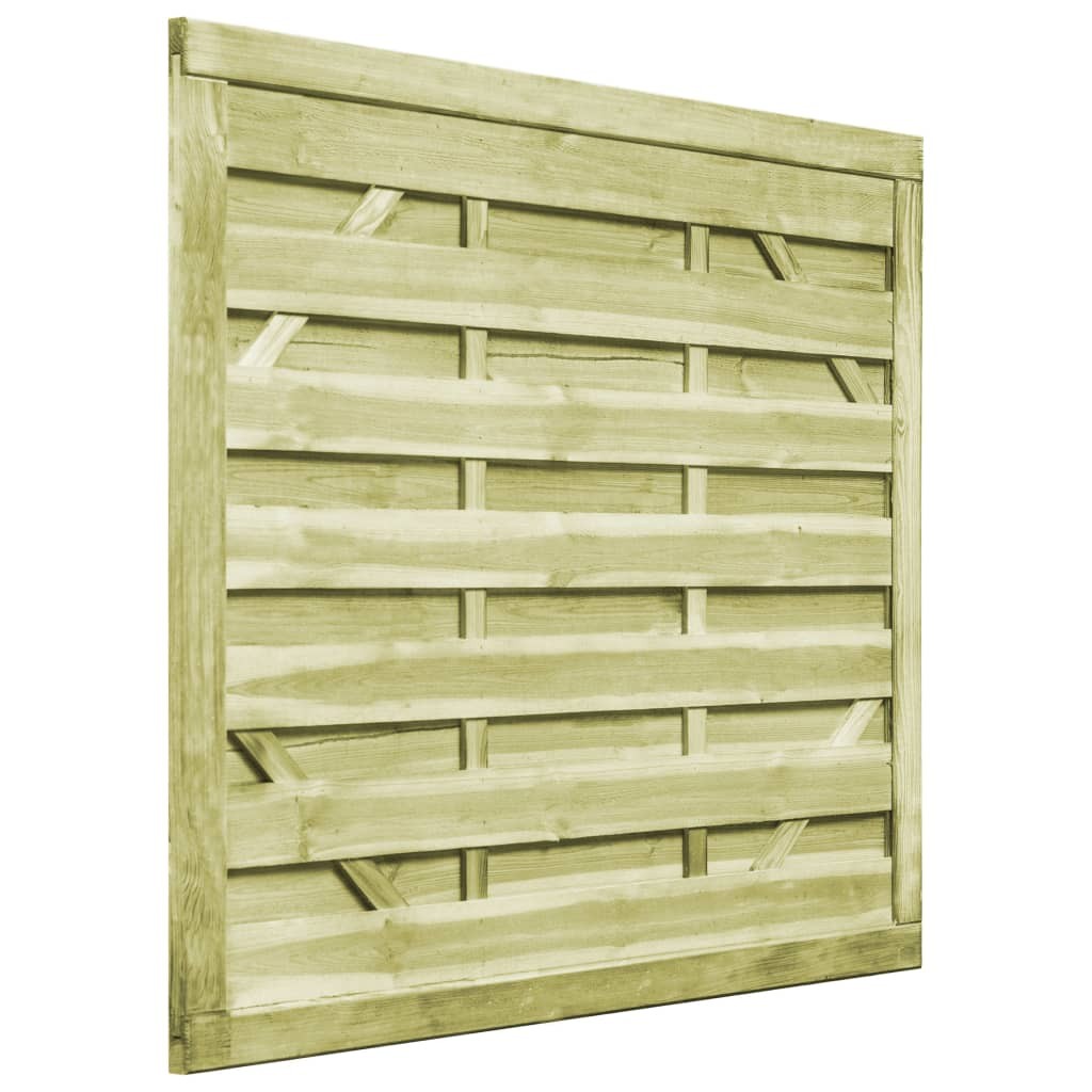 Garden Gates 2 pcs Impregnated Pinewood 150x125 cm Green